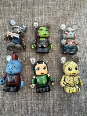 Disney Vinylmation set of 6 Guardians of the Galaxy